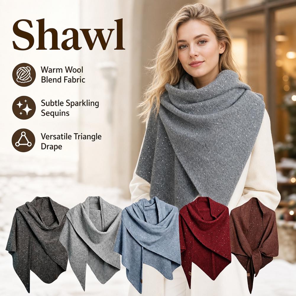 Air Conditioners - Women Wool Blend Wrap Scarf Large
