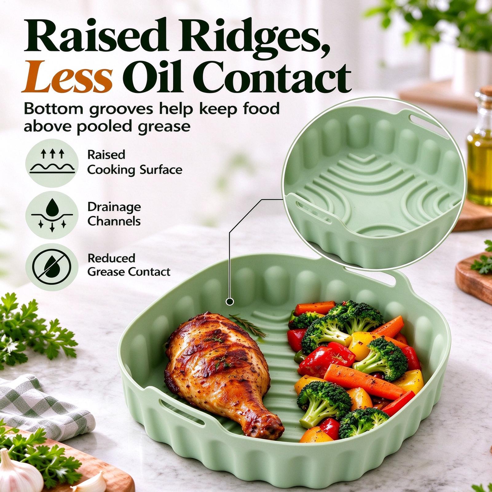 Air Fryer Silicone Liners Pot  - đánh giá và giá Air Fryer Silicone Pot Liner